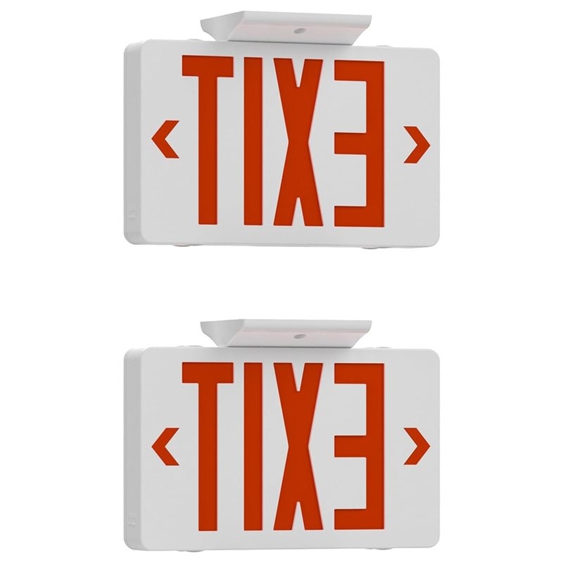 Emergency Exit Sign - Luz de Emergencia Comercial con Certificación