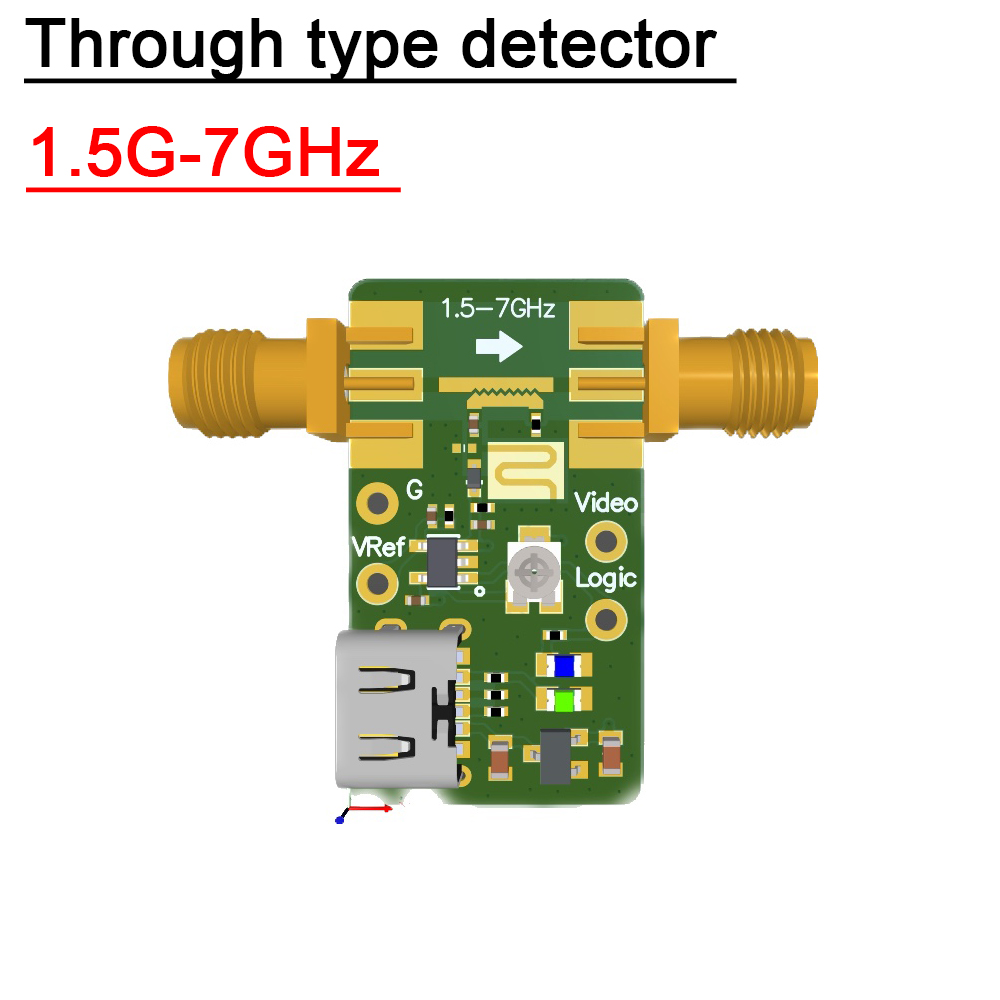 Co Detector Plug - Detector de tipo pasante de 1,5G-7GHz,