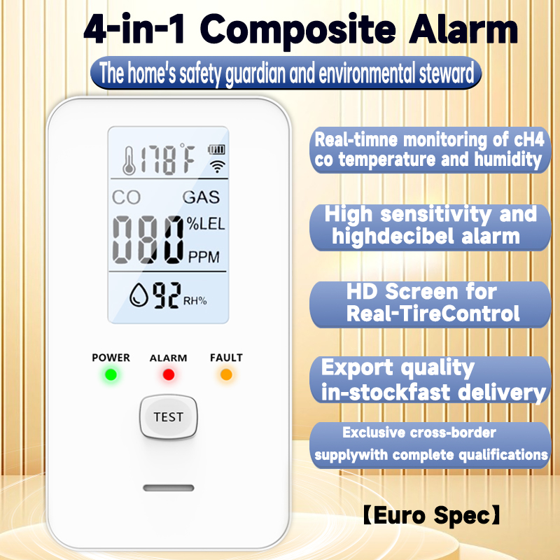 Detector de Gas 4 en 1, alarma - Co Detector Plug reseña y precio