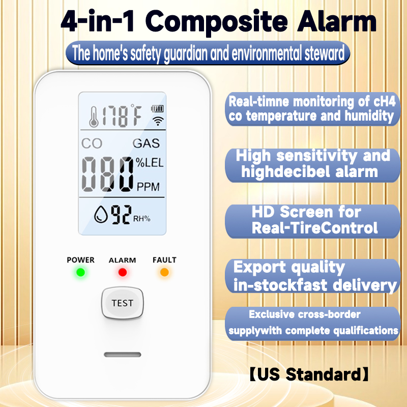 Detector de Gas 4 en 1, alarma - Co Detector Plug reseña y precio
