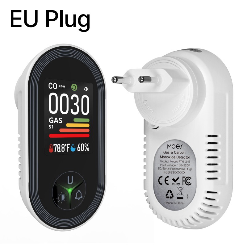 Detector de Fugas de Gas Combu - Co Detector Plug reseña y precio