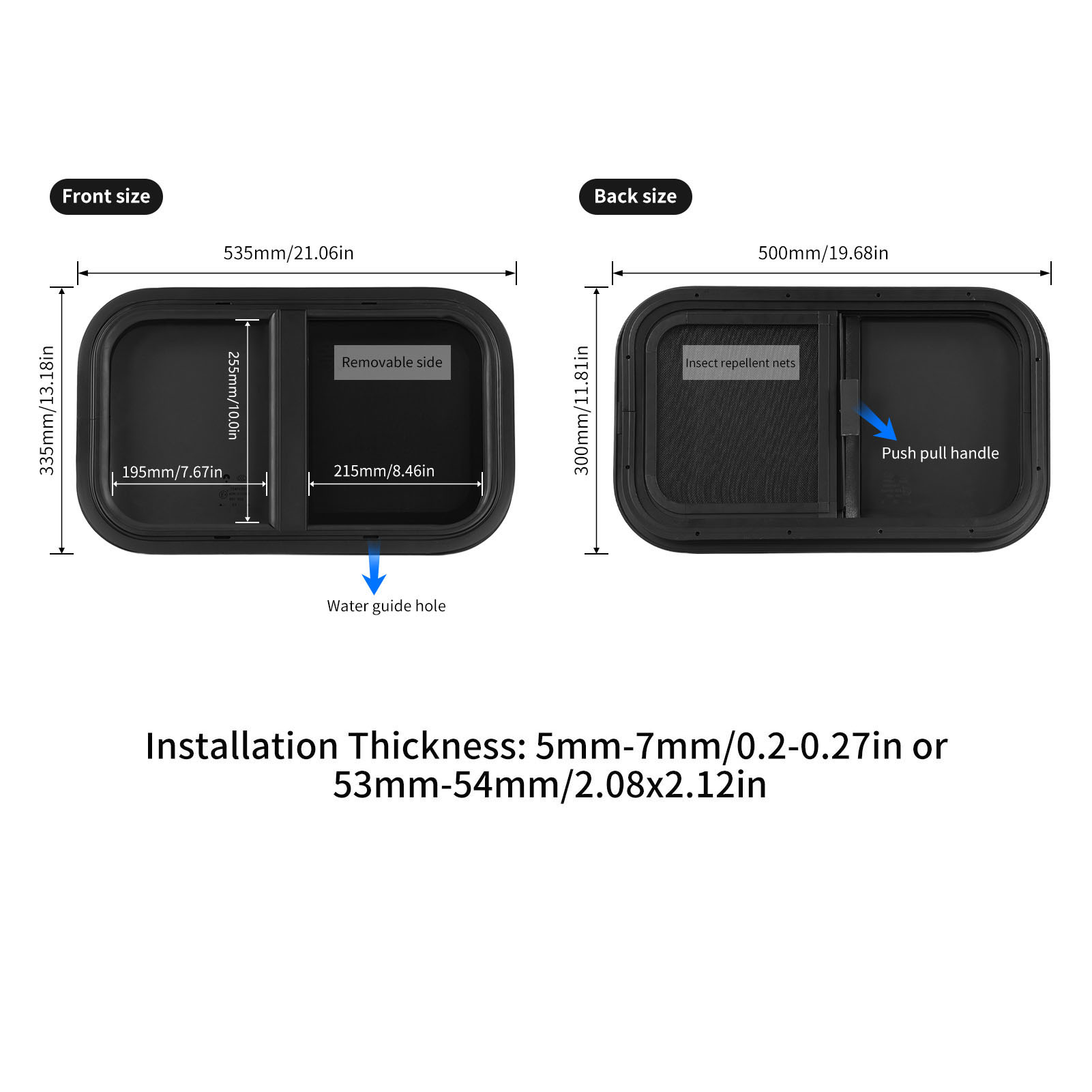 Ventana de tracción de 500x300 - Window Lock Bar reseña y precio
