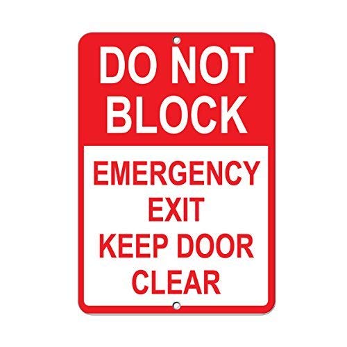 Letrero Metálico Vincenicy, Le - Emergency Exit Sign reseña y precio